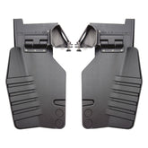 Large Mud Flaps for Jeep Wrangler JL & Gladiator JT with OEM Rock Rails (2018-2024)